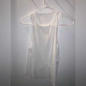 white crossback tank